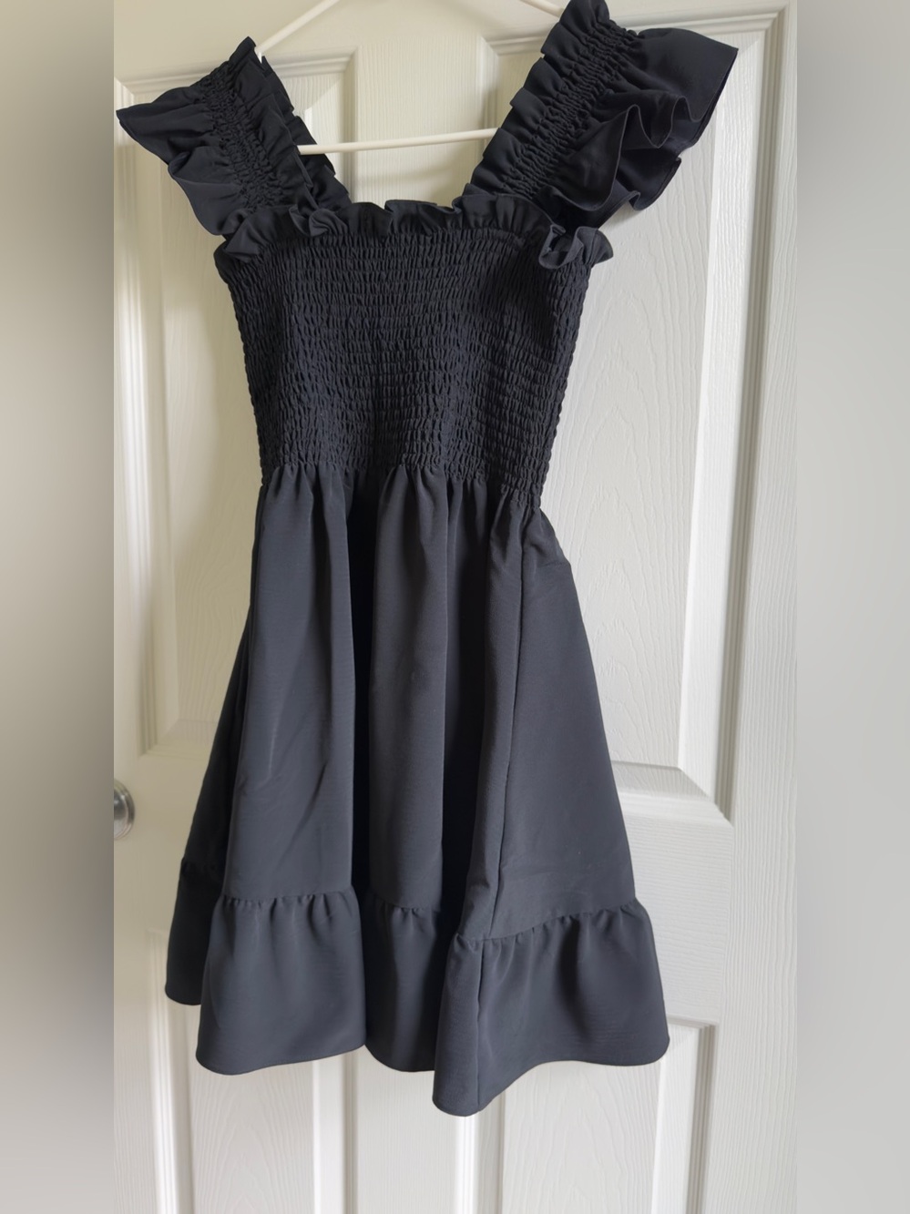 Hill House Home "The Elizabeth" Nap Dress Black Cotton XXS - Picture 2 of 3